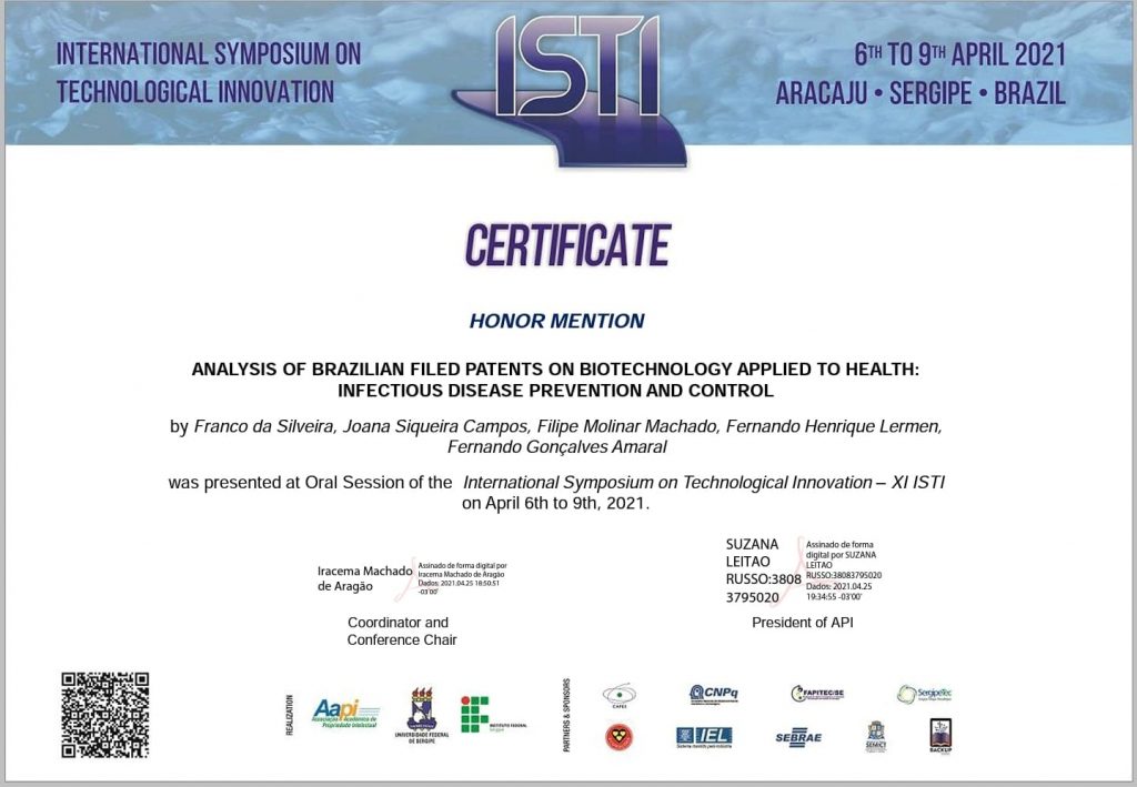 Estudantes dos Cursos de Engenharia recebem Menção Honrosa em evento  internacional